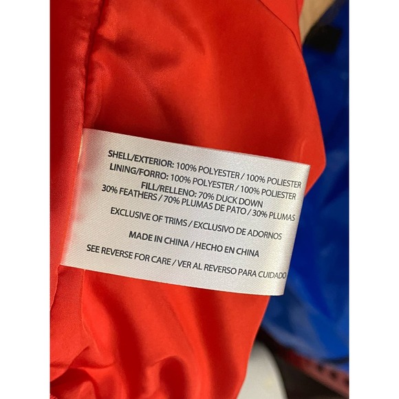 Woolrich Vest XXL 2XL Red Puffer Full Zip Pockets Insulated VTG Mens Gold Zipper - Picture 3 of 10